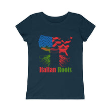 Load image into Gallery viewer, Italian Roots Girls Princess Tee