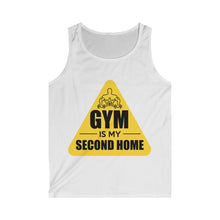 Load image into Gallery viewer, GYM IS My Second Home Men's Softstyle Tank Top
