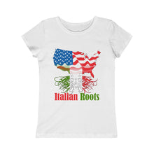Load image into Gallery viewer, Italian Roots Girls Princess Tee