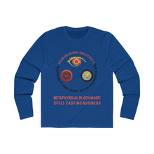 Load image into Gallery viewer, Metaphysical Black Magic Men's Long Sleeve Crew Tee