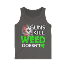 Load image into Gallery viewer, Guns Kill Weed Doesn't Men's Softstyle Tank Top