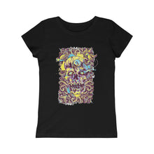 Load image into Gallery viewer, Mark Skull Halloween Girls Princess Tee
