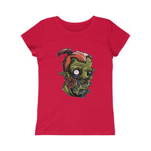 Load image into Gallery viewer, Flower In Zombie Mouth Girls Princess Tee