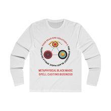 Load image into Gallery viewer, Metaphysical Black Magic Men's Long Sleeve Crew Tee