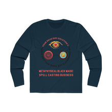 Load image into Gallery viewer, Metaphysical Black Magic Men's Long Sleeve Crew Tee