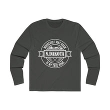 Load image into Gallery viewer, Where I May Roam N.Dakota Men's Long Sleeve Crew Tee