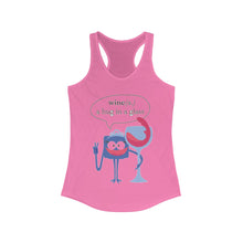 Load image into Gallery viewer, Wine a Hug in a Glass Women's Ideal Racerback Tank