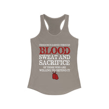 Load image into Gallery viewer, Blood Sweat And Sacrifice Women's Ideal Racerback Tank