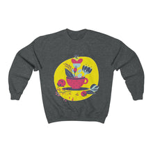 Load image into Gallery viewer, Tea Cup Art Unisex Heavy Blend™ Crewneck Sweatshirt
