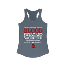 Load image into Gallery viewer, Blood Sweat And Sacrifice Women's Ideal Racerback Tank