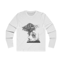 Load image into Gallery viewer, Eagle And Skull Men's Long Sleeve Crew Tee