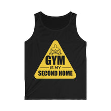 Load image into Gallery viewer, GYM IS My Second Home Men's Softstyle Tank Top