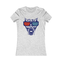 Load image into Gallery viewer, Wolf Face With Sunglass Women's Favorite Tee