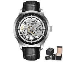 Load image into Gallery viewer, 2020 PAGANI DESIGN Brand Fashion Leather Gold Watch Men Automatic Mechanical Skeleton Waterproof Watches Relogio Masculino Box