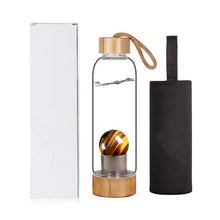 Load image into Gallery viewer, Drop Shipping Natural Crystal Water Bottle Stone ball Healing Crystal ball Elixir Quartz Crystal Energy Drinkware cup for gift