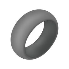 Load image into Gallery viewer, Women Men Silicone Rubber Rings For Engagement Wedding Black Affordable Ring Jewelry White Red Blue Grey Color