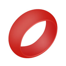 Load image into Gallery viewer, Women Men Silicone Rubber Rings For Engagement Wedding Black Affordable Ring Jewelry White Red Blue Grey Color