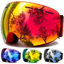 Load image into Gallery viewer, Ski Goggles,Winter Snow Sports Goggles with Anti-fog UV Protection for Men Women Youth Interchangeable Lens - Premium Goggles