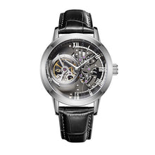 Load image into Gallery viewer, OBLVLO Casual Watches Mens Skeleton Dial Calfskin Leather Band Rose Gold Watches Automatic Watches for Men Montre Homme VM 1