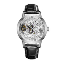 Load image into Gallery viewer, OBLVLO Casual Watches Mens Skeleton Dial Calfskin Leather Band Rose Gold Watches Automatic Watches for Men Montre Homme VM 1