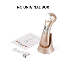 Load image into Gallery viewer, 6 in 1 Face Photon RF Radio Frequency EMS Mesotherapy Led Light Therapy Microcurrent Ultrasonic Vibration Face Lifting Massager