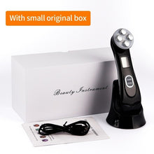 Load image into Gallery viewer, 5in1 RF EMS Radio Mesotherapy Electroporation Face Massager Radio Frequency LED Photon Face Skin Rejuvenation Remover Wrinkle