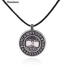 Load image into Gallery viewer, Dawapara Triple Moon Goddess Wicca Pentagram Magic supernatural Amulet Necklace Women tree of life moon necklaces pendants