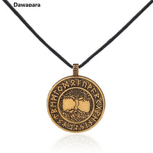 Load image into Gallery viewer, Dawapara Triple Moon Goddess Wicca Pentagram Magic supernatural Amulet Necklace Women tree of life moon necklaces pendants