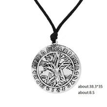 Load image into Gallery viewer, Dawapara Triple Moon Goddess Wicca Pentagram Magic supernatural Amulet Necklace Women tree of life moon necklaces pendants