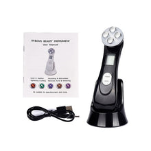 Load image into Gallery viewer, 5in1 EMS RF Radio Frequency Machine Mesotherapy Electroporation Face Beauty LED Photon Face Skin Rejuvenation Remover Wrinkle