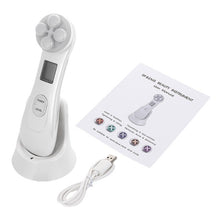 Load image into Gallery viewer, EMS Mesotherapy RF Radio Frequency Beauty Device+Lift Tighten Skin Rejuvenation Cream Electroporation LED Photon Face Instrument