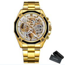 Load image into Gallery viewer, FORSINING Gold Watch Men Luxury Mechanical Watches Mens Skeleton Wristwatch Dropshipping 2020 Best Selling Products часы мужские