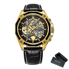 Load image into Gallery viewer, FORSINING Gold Watch Men Luxury Mechanical Watches Mens Skeleton Wristwatch Dropshipping 2020 Best Selling Products часы мужские
