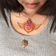 Load image into Gallery viewer, Waterproof Temporary Tattoo Sticker Sun Moon Fake Tatto Flash Tatoo Tatouage hand foot arm For Men Women girl