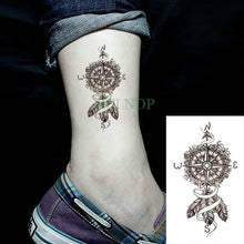 Load image into Gallery viewer, Waterproof Temporary Tattoo Sticker Sun Moon Fake Tatto Flash Tatoo Tatouage hand foot arm For Men Women girl