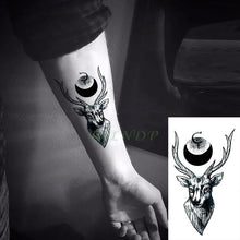 Load image into Gallery viewer, Waterproof Temporary Tattoo Sticker Sun Moon Fake Tatto Flash Tatoo Tatouage hand foot arm For Men Women girl