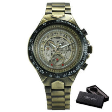Load image into Gallery viewer, Skeleton Watch For Men Automatic Watches Mens 2020 Top Luxury Brand Gold Watch Stainless Steel Big Dial Relogio Dropshipping Hot