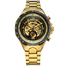 Load image into Gallery viewer, Skeleton Watch For Men Automatic Watches Mens 2020 Top Luxury Brand Gold Watch Stainless Steel Big Dial Relogio Dropshipping Hot