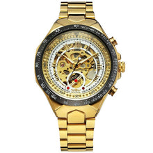 Load image into Gallery viewer, Skeleton Watch For Men Automatic Watches Mens 2020 Top Luxury Brand Gold Watch Stainless Steel Big Dial Relogio Dropshipping Hot