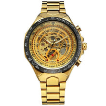 Load image into Gallery viewer, Skeleton Watch For Men Automatic Watches Mens 2020 Top Luxury Brand Gold Watch Stainless Steel Big Dial Relogio Dropshipping Hot