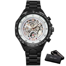 Load image into Gallery viewer, Skeleton Watch For Men Automatic Watches Mens 2020 Top Luxury Brand Gold Watch Stainless Steel Big Dial Relogio Dropshipping Hot