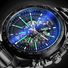 Load image into Gallery viewer, WINNER Watches Mens Top Brand Luxury 2020 Automatic Mechanical Gold Watch Man Skeleton Dial Stainless Steel Band Fashion Classic