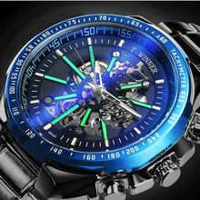 Load image into Gallery viewer, WINNER Watches Mens Top Brand Luxury 2020 Automatic Mechanical Gold Watch Man Skeleton Dial Stainless Steel Band Fashion Classic