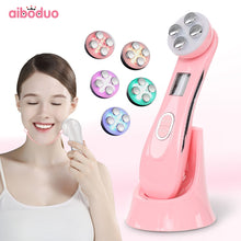 Load image into Gallery viewer, Facial Skin RF&EMS Mesotherapy Electroporation Radio Frequency LED Photon Skin Rejuvenation Device Lift Tight Beauty Instrumetn