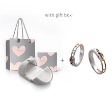 Load image into Gallery viewer, Thaya Train Rail Design Moonstone Lover Rings Gold and Hollow 925 Silver Eleglant Jewelry for Women Gemstone Sweet Gift