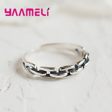 Load image into Gallery viewer, Big Promotion S925 Snake Head Ring Genuine 925 Sterling Silver Adjustable Trendy Fine Jewelry for Men Women Unisex Bague Bijoux