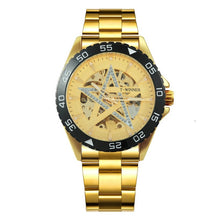 Load image into Gallery viewer, Gold Watch Men Automatic Watches Mens 2020 Top Brand Luxury Clocks Iced Out Mechanical Royal Wristwatch WINNER часы мужские