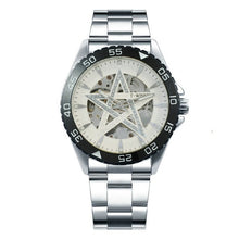 Load image into Gallery viewer, Gold Watch Men Automatic Watches Mens 2020 Top Brand Luxury Clocks Iced Out Mechanical Royal Wristwatch WINNER часы мужские