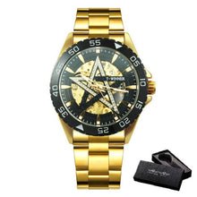 Load image into Gallery viewer, Gold Watch Men Automatic Watches Mens 2020 Top Brand Luxury Clocks Iced Out Mechanical Royal Wristwatch WINNER часы мужские