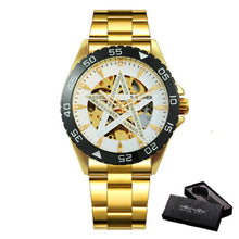 Load image into Gallery viewer, Gold Watch Men Automatic Watches Mens 2020 Top Brand Luxury Clocks Iced Out Mechanical Royal Wristwatch WINNER часы мужские